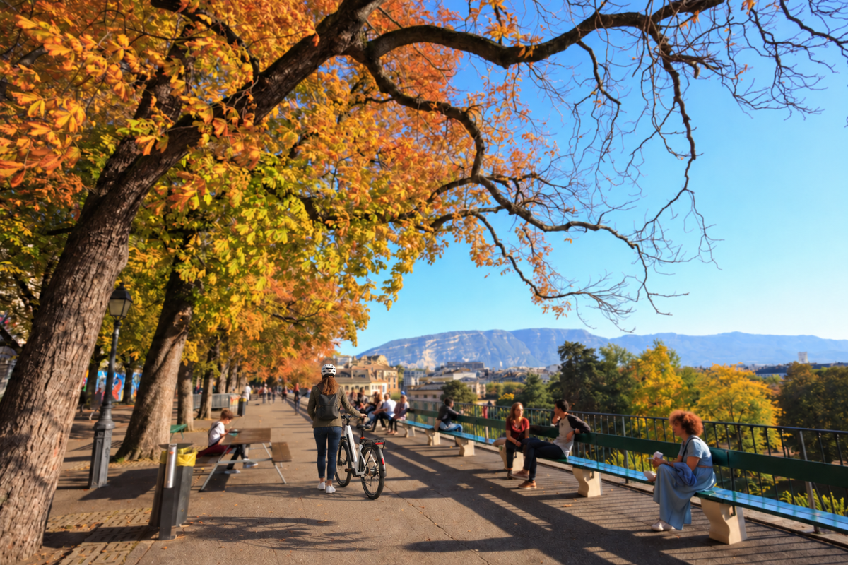Où aller à vélo à Genève cet automne ? Quatre idées de sorties